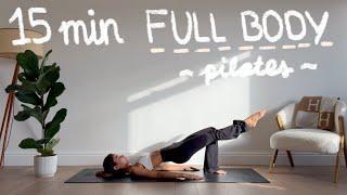 15MIN everyday hourglass express pilates workout // no equipment | LIDIAVMERA