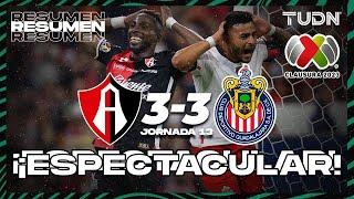 Resumen y goles | Atlas 3-3 Chivas | CL2023 Liga Mx - J13 | TUDN