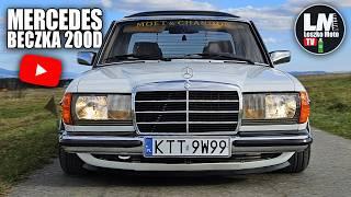 1979r Mercedes 200d W123 NIEZNISZCZALNY KLASYK !!  Zobacz jak wygląda BECZKA po latach