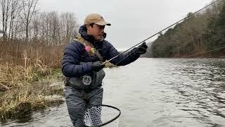 Winter Trout Spey | Fly Fishing the West Branch of the Delaware River In January