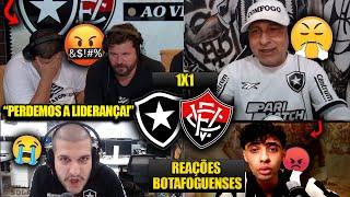 REAÇÕES dos BOTAFOGUENSES FURIOSOS com o EMPATE - BOTAFOGO 1X1 VITÓRIA [REACT BRASILEIRÃO 2024]