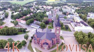 Finland above Loviisa 4K Aerial scenery    Loviisa ilmasta