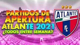 Calendario Apertura 2021 Liga Expansión ATLANTE