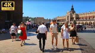 Virtual walk around Krakow -  Holidays in Krakow 2022 - Visit Krakow city center 4K - City guide PL