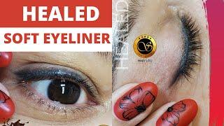 Healed permanent eyeliner (PMU Soft Eyeliner)