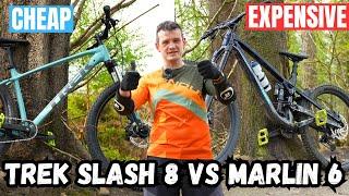 Trek Slash 8 VS Trek Marlin 6 | Cheap VS Expensive MTB Comparison & Review