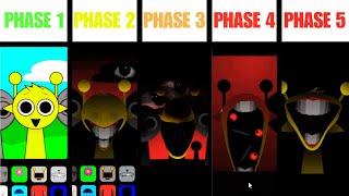 Phase 1 VS Phase 2 VS Phase 3 VS Phase 4 VS Phase 5 in Incredibox Sprunki! Part 2