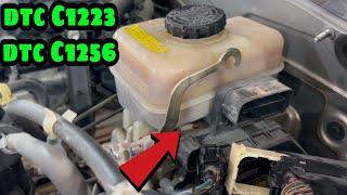 Toyota fj cruiser || how to fix code C1223/C1256 || faulty ABS unit