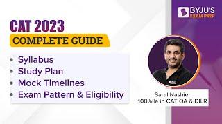 CAT 2023 | Detailed CAT Syllabus 2023, CAT Study Material & Month-wise CAT Preparation Strategy