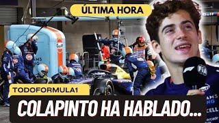 F1 HOY:  Colapinto ha hablado...