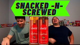 Snacked -N- Screwed - Ep 07 - Pt 1 - Coca-Cola Coffee Review! Caramel and Dark Roast!