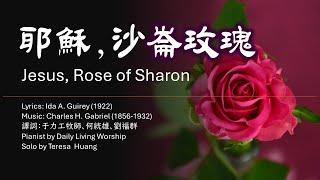 耶穌，沙崙玫瑰Jesus Rose of Sharon/Lyrics: Ida A. Guirey/Music: C. H. Gabriel/Pianist: Daily Living Worship