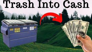 **DUMPSTER DIVING - How We Made $1000 Dollars From 1 DUMPSTER!!
