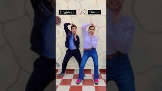 Engineering student VS Medical student Dance challenge #jugnuchallenge #shorts @badshah