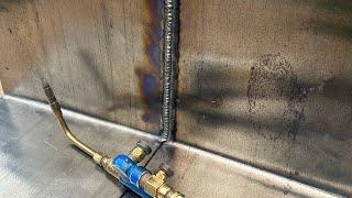 Lead Welding On The Vertical. MADE EASY. (CHEAT CODE)