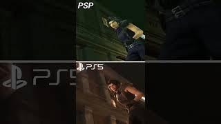 Crisis Core Final Fantasy 7 Reunion - PSP vs PS5 Graphics Comparison