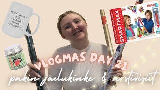 VLOGMAS DAY 21 // Mis me Beilile jõuludeks kingime? Mida arst mulle rääkis? Secret Santa pakid?