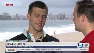 KSL Today's Andrew Wittenberg interviews gold-medalist Ryan Held