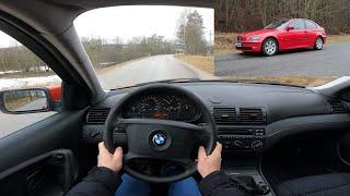 2003 BMW 3 Series Compact E46 316i 116 Hp POV Test Drive @DRIVEWAVE1