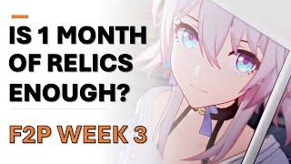 Can F2P beat Honkai Star Rail in 1 Month? - The Big Week 3 Relic Farm