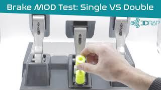 Brake Mod for Thrustmaster T-LCM: Testing Phase for Single Mod vs Double Extended Mod