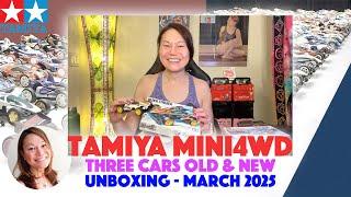 Tamiya Mini4WD Three Cars Old & New Unboxing - March 2025