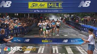 World Champ Jake Wightman duels fellow Brit in men's 5th Avenue Mile | HIGHLIGHTS | NBC Sports