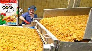 Mass Production of CORN FLAKES| How Corn Flakes Are made In Factory