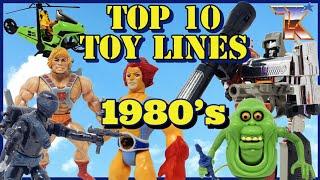 Top 10 Vintage Action Figure Toy Lines of the 1980s! Best of the Best Countdown List | 80s Cartoons