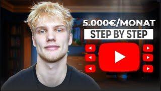 So verdienst du 5.000€ pro Monat mit YouTube OHNE eigene Videos  (Step by Step)