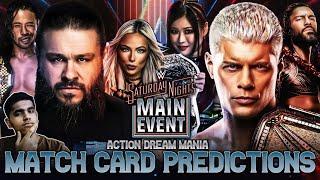 WWE Saturday Night's Main Event 2024 Match Card | Match Card Predictions | Action Dream Mania