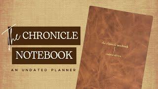 The Chronicle Notebook // Undated Standard (TN) Planner [Faded Chronicle]