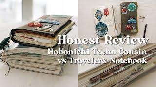 Hobonichi Techo Cousin VS Travelers Notebook Journal REVIEW