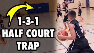 1-3-1 Half Court Trap Basketball Defense