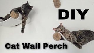 DIY Cat Wall Perch/Hammock/Shelf | Easy Step by Step Tutorial