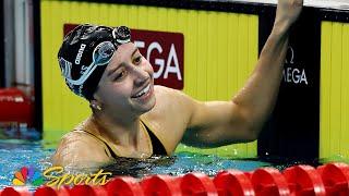 Kate Douglass secures FOURTH gold medal with 100m freestyle win in Singapore | NBC Sports