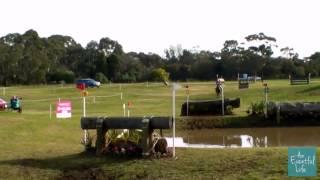 KARLA WICKS riding FOXHILL ISABELLA 165 CCI 1 Star Melbourne International 3 Day Event 2013