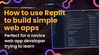 How to use Replit for build simple web apps