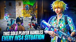 This Player Turns Every 1vs4 Into a Win | 5 Finger 1v4 Clutches BGMI - PUBG mobile