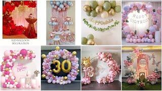 Balloon decoration ideas for birthday ||Balloon decoration