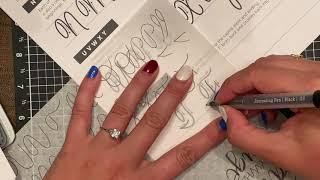 Technique Tuesday #150 - Uppercase Cursive with Melissa Esplin - Just Say Scrap w/ Close To My Heart