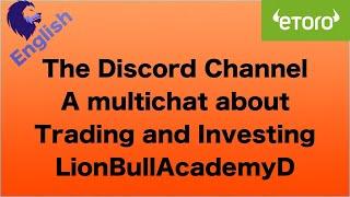 The discord server Lion Bull Academy One chat about trading and investing