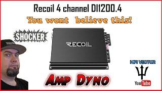 Recoil Amp Dyno review 4 channel DI1200.4 car audio amplifier DI 1200.4