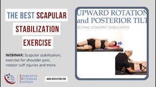The BEST SCAPULAR STABILIZATION Exercise with DR. EVAN OSAR