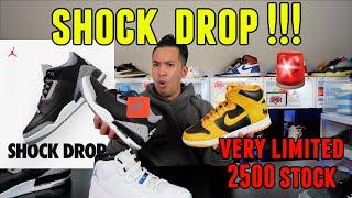 SHOCK DROP JORDAN 3 BLACK CEMENT SOON ?? | SUPER LIMITED SHOCK DROP WU TANG DUNK ONLY 2500 STOCK