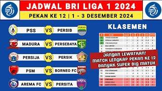 Jadwal Liga 1 2024 Pekan Ke 12 - PSS vs Persib - Madura vs Persebaya - Liga 1 Indonesia 2024