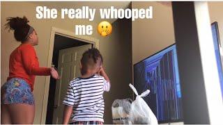 BROKEN TV PRANK ON MOM MUST WATCH!!! (She whooped me)