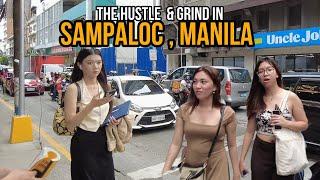 The Real Hustle in SAMPALOC Manila Philippines[4K] | The Best Place to walk in Manila