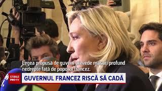 Criză politică în Franța. Guvernul Barnier, în pericol să cadă