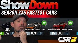 CSR2 Showdown Fastest Cars Season 235